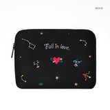 Black - Day Day 13 inches laptop pouch case