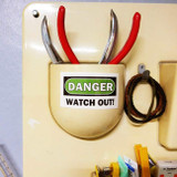 Danger(green) - Decorative caution sticker