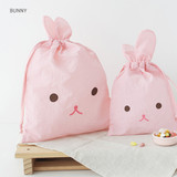 Bunny - Popuree water resistant large drawstring pouch