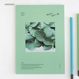 Greenery - Lagom one month undated daily planner