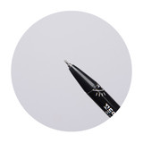 Ggo deung o retractable black ballpoint pen 0.38mm 