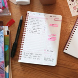 Daily plan - N.IVY Pink 100 days spiral study planner