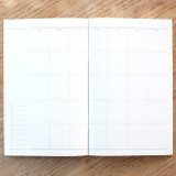 Monthly schedule - Poche voyage travel planner notebook