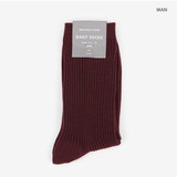 Men - Dailylike Comfortable yours for life daily socks - Burgundy