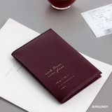 Burgundy - Iconic Slit passport cover case holder