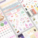 ICONIC Diary deco sticker 9 sheets in one set ver9