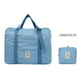 Urban blue - Easy carry small travel foldable duffle bag