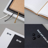 Ardium B+W kraft hardcover lined notebook