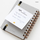 Today - 2NUL Smile sticky it memo notes notepad