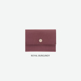 Royal burgundy - Byfulldesign Oxford palm small pouch card wallet