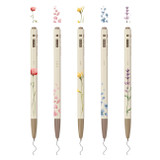 MONAMI 153 flower knock retractable ballpoint pen set