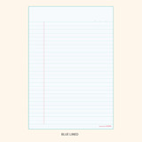 Blue lined - PLEPLE Daily notes memo notepad