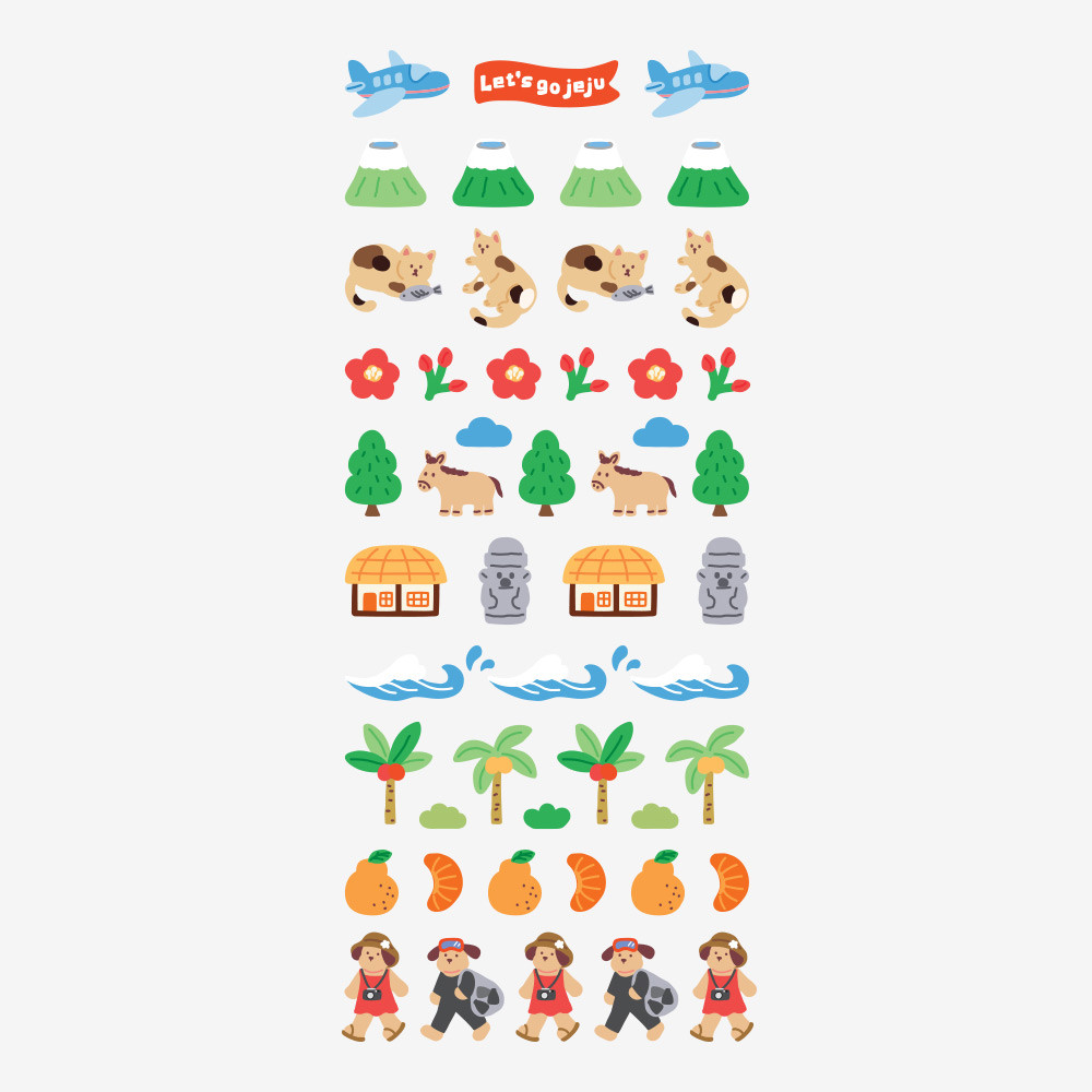 Dailylike Mural removable paper diary deco sticker seal