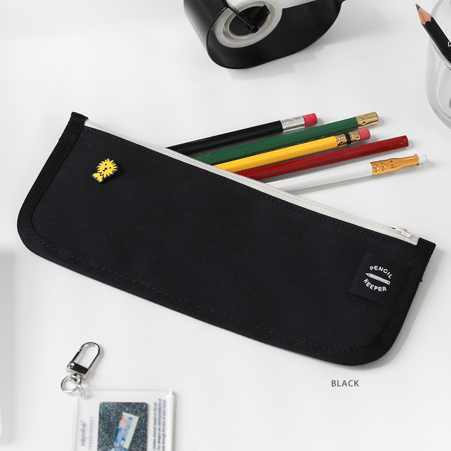 2NUL Pencil keeper flat zipper cotton pen case