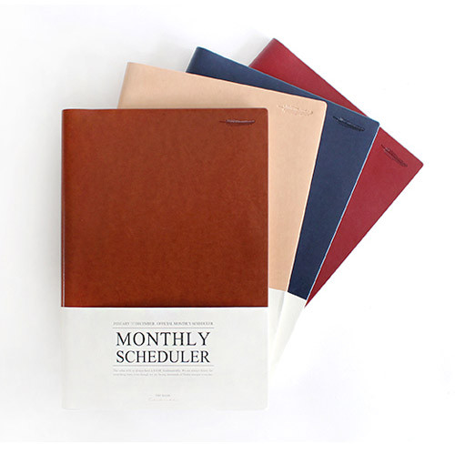 2015 Indigo The basic official undated monthly big scheduler planner