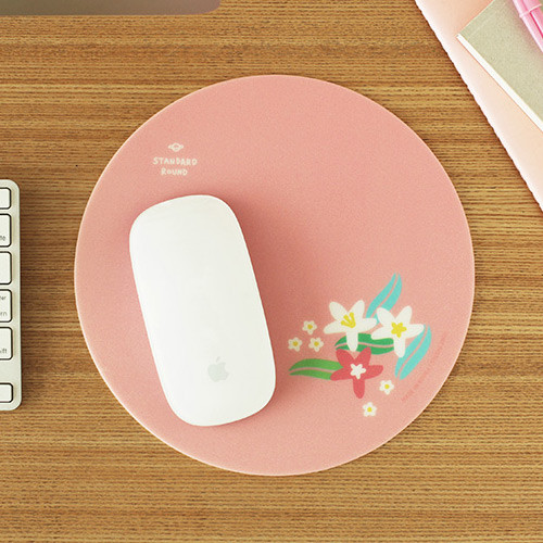 2NUL Standard space pink gray mouse pad