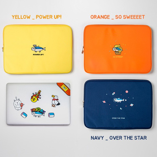 With Alice Day Day 13 inches laptop pouch case fallindesign