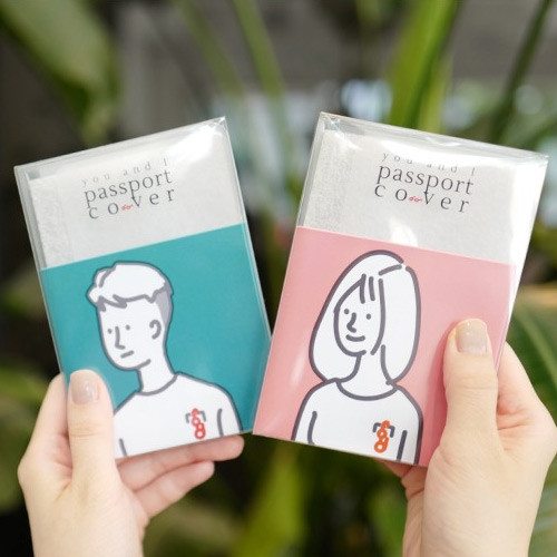 N.IVY Buri clear passport cover case holder