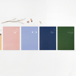 Bookfriends Korean literature lined notebook 64 pages