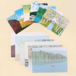 DESIGN GOMGOM Colorful medium letter and envelope set