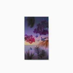 Appree Tropical night nature scene sticker set
