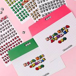 Wanna This Kitsch Kitsch Alphabet And Number Sticker Set