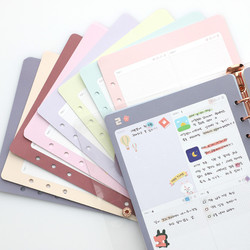 Chou Chou A5 6 hole 3 months undated weekly plan refill set