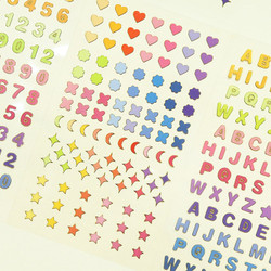 Indigo Gold line PVC removable sticker