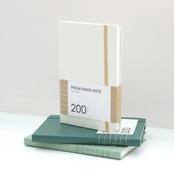 Indigo Prism 200 Hardcover Lined Notebook With Elastic Band