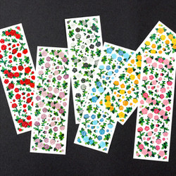 Wanna This Forest's rose paper glitter sticker
