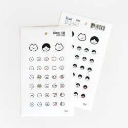 NACOO Today's feeling paper sticker set