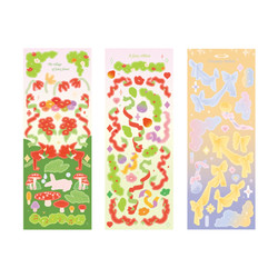 After The Rain Fairy Forest Day and Night Sticker Seal