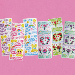After The Rain Cyber Love Glitter Sticker Seal