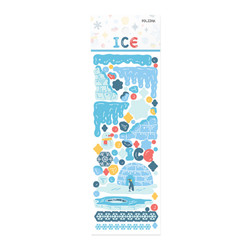 Appree Ice Frame Glitter Removable Sticker