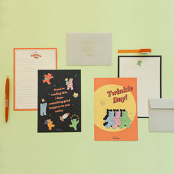 Dailylike Jelly Bear Daily Letter and Envelope Set 05-08