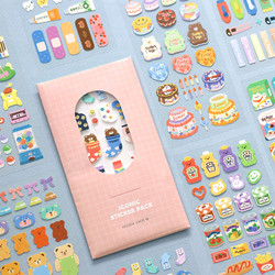 My Stuff removable sticker pack of 8 sheets