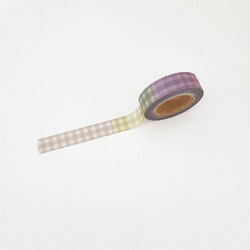 Autumn Check Pattern Paper Masking Tape