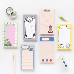 Animal Character Writing Notepad Ver.2