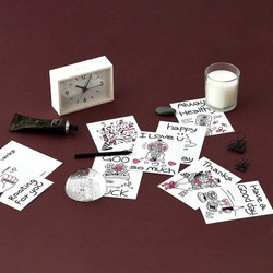 Natural Mood Drawing Message Card