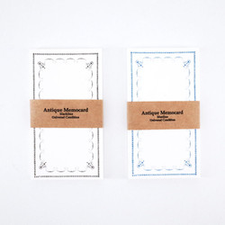 Universal Condition Antique Memo Card 20 Sheets