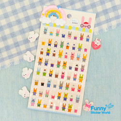 Funny Sticker Bonny Bonny Puffy Deco Sticker