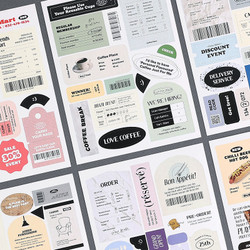 Wanna This Life Label Removable Sticker Pack