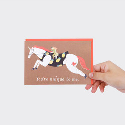 Tropical Love You're Unique To Me Card