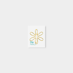 Appree Gold Flower Metal Clip Pack