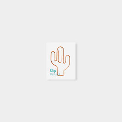 Appree Rose Gold Cactus Metal Clip Pack