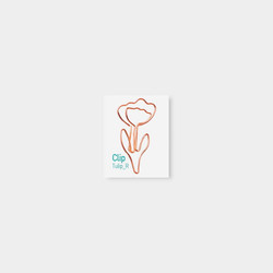 Appree Rose Gold Tulip Metal Clip Pack