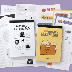 ICONIC Doodle B5 Letter Paper Pad 63 sheets