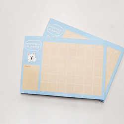 Ddori House Peek A5 Monthly Planner Notepad