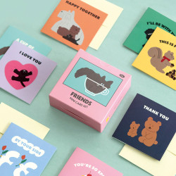 Iconic Friends Mini Assorted Greeting Cards Envelope Set