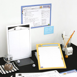 Iconic Doodle B5 Grid Notepad